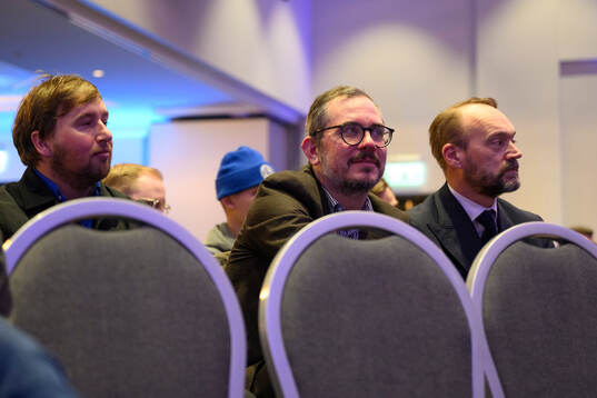 Medlemmarna Adam Arvidsson, John Pettersson och Olof Myhrman