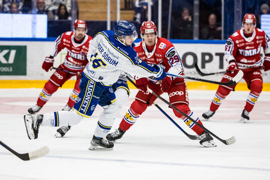 Leksands Felix Unger Sörum och Timrås Filip Hållander