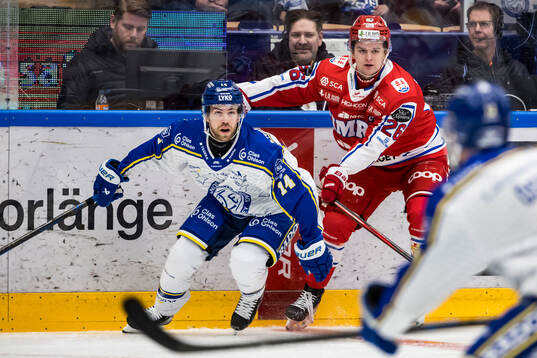 Leksands Oskar Lang och Timrås Noel Edfeldt