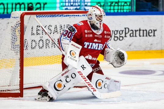 Timrås målvakt Jacob Johansson