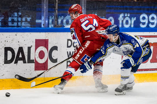 Timrås Jonathan Dahlén och Leksands Olle Alsing