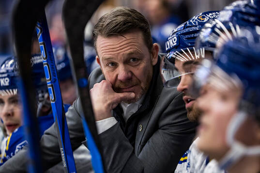 Leksands tränare Charles Berglund