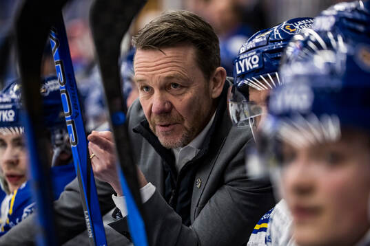Leksands tränare Charles Berglund
