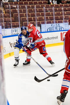 Leksands Jon Knuts och Timrås Joonas Lyytinen