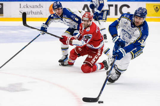 Timrås Emil Pettersson och Leksands Jon Knuts