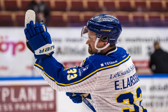 Leksands Eddie Larsson utsedd till matchens krigare