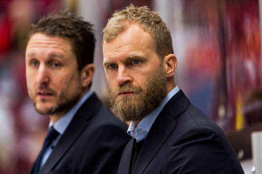 Malmö Redhawks tränare Tomas Kollar och assisterande