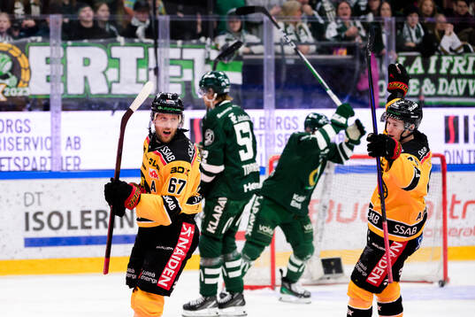 Luleås Linus Omark jublar