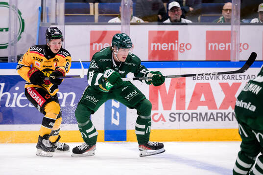 Luleås Isac Hedqvist och Färjestads Alexander Ljungkrantz