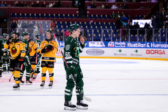 Färjestads Noel Fransén deppar