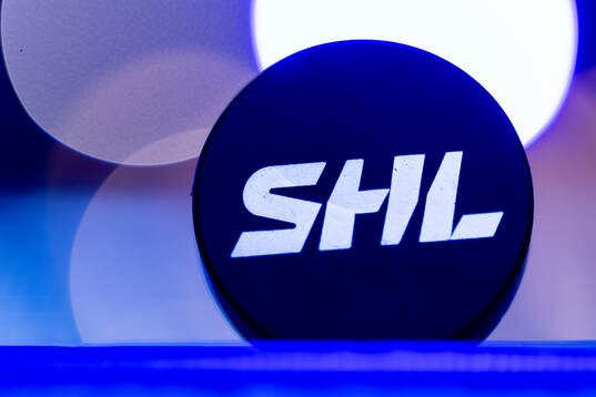 Matchpuck med SHL logo