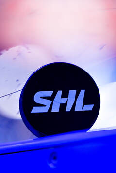 Matchpuck med SHL logo