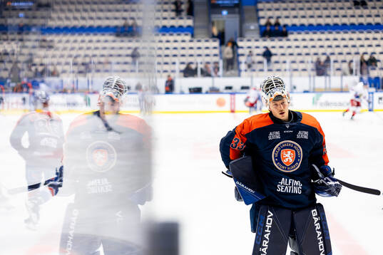 Växjös målvakt Emil Larmi