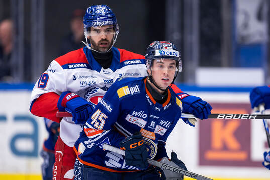 Oskarshamns Martin Johansson och Växjös Noah Östlund