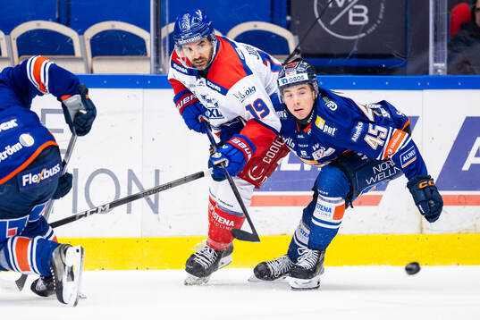 Oskarshamns Martin Johansson och Växjös Noah Östlund