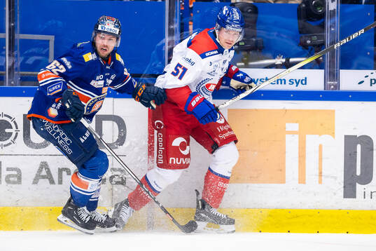 Växjös Manuel Ågren och Oskarshamns Markus Nenonen