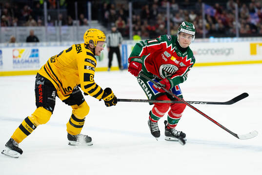 Skellefteås Måns Forsfjäll och Frölundas Jere Innala