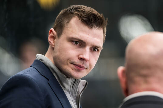 Rögles assisterande tränare Max Bohlin