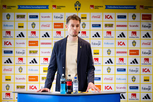 Head coach Daniel Bäckström of the Swedish national u21