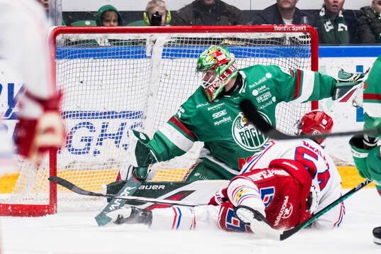 Rögles Christoffer Rifalk och Timrås Jonathan Dahlén