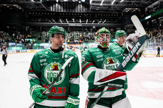 Rögles Daniel Zaar och Christoffer Rifalk jublar