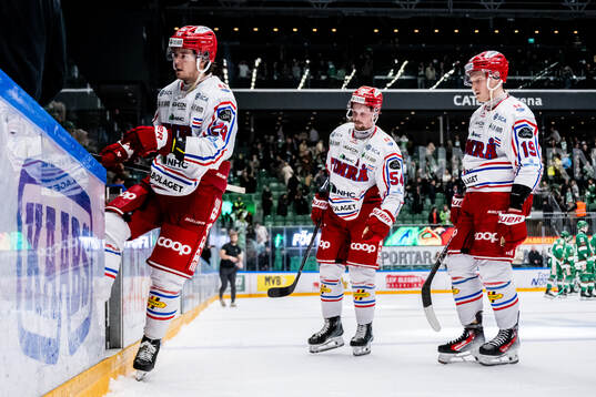 Timrås Filip Hållander, Jonathan Dahlén och Erik
