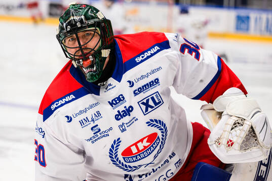 Oskarshamns målvakt Tomas Rydén