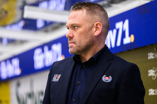 Oskarshamns assisterande tränare Mikael Holmqvist