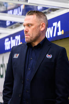 Oskarshamns assisterande tränare Mikael Holmqvist