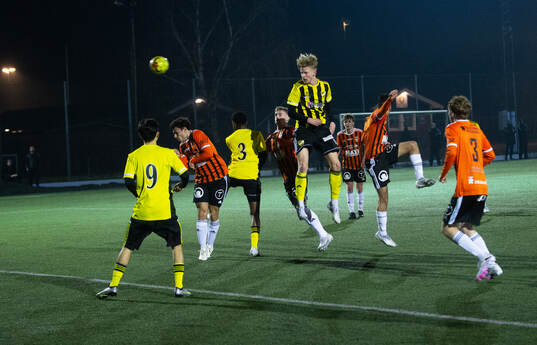 i matchen i DM för juniorer U19 mellan IFK Hässleholm och