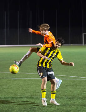 i matchen i DM för juniorer U19 mellan IFK Hässleholm och