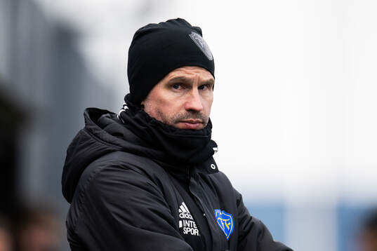 Falkenbergs tränare Christoffer Andersson