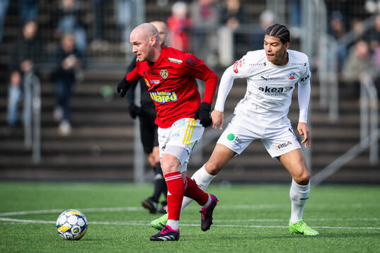 Helsingborgs Milan Silva Rasmussen  och Falkenbergs