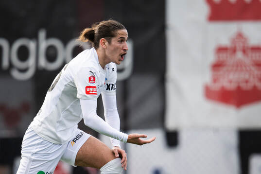 Helsingborgs Ervin Gigovic agerar