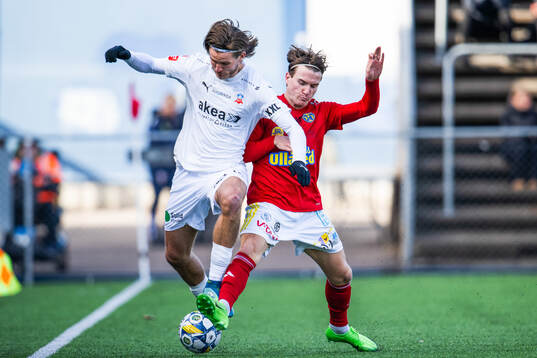 Helsingborgs Wilhelm Loeper och Falkenbergs Oskar Lindberg