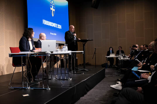 Andrea Möllerberg, generalsekreterare, Fredrik Reinfeldt,