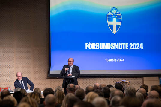 Fredrik Reinfeldt, ordförande, och Jesper Møller