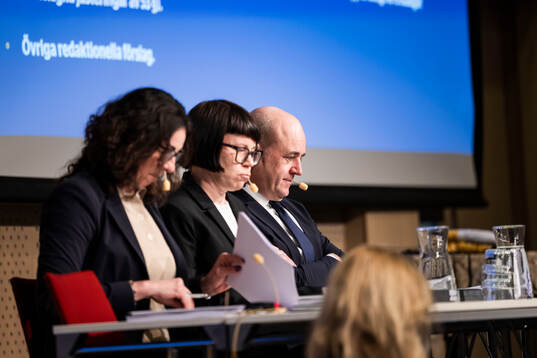 Andrea Möllerberg, generalsekreterare, Kristina Ljungros,