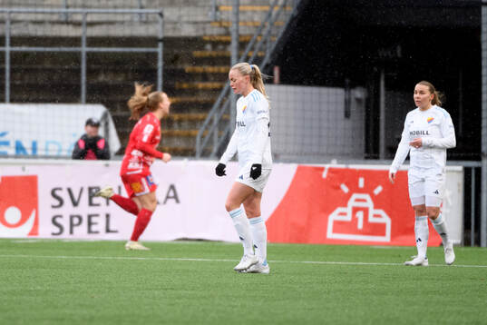 Djurgårdens Zara Jönsson deppar