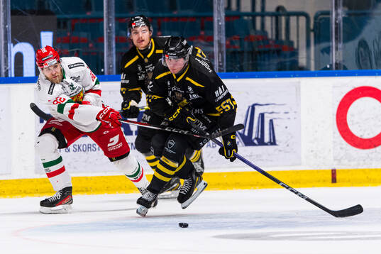 Moras Roope Laavainen och AIKs Alfred Barklund