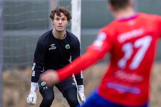 Västra Frölundas målvakt Arne Spangenberg