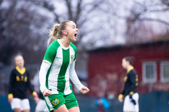 Hammarbys Anna Jøsendal jublar