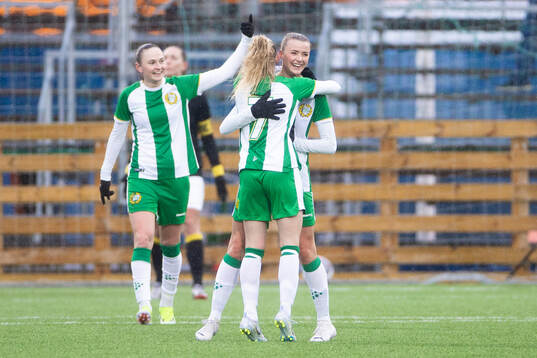 Hammarbys Thea Sørbo jublar