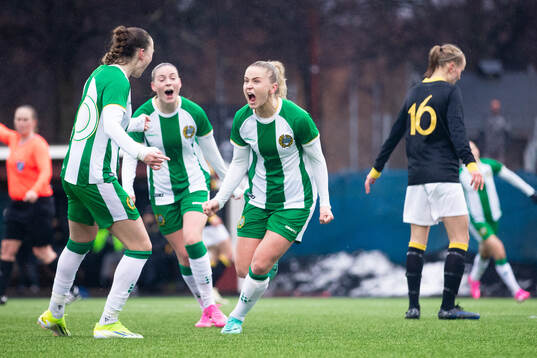 Hammarbys Anna Jøsendal jublar