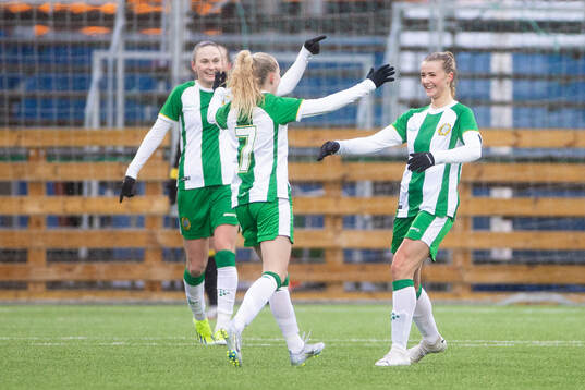 Hammarbys Thea Sørbo jublar