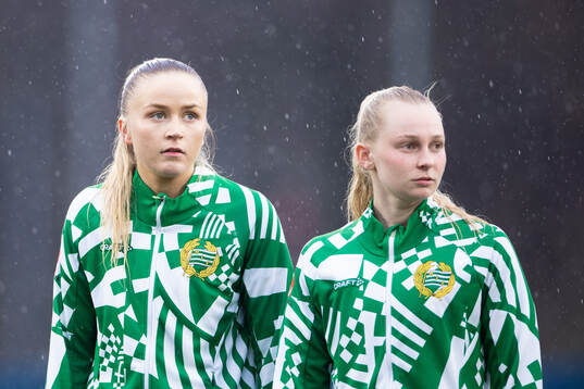 Hammarbys Anna Jøsendal och Emilie Joramo
