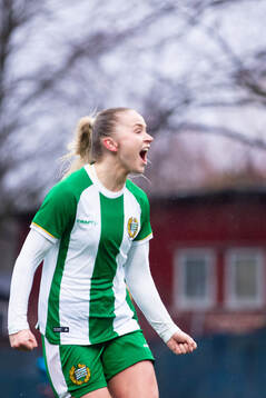 Hammarbys Anna Jøsendal jublar