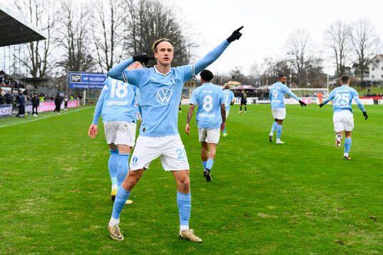 Malmö FFs Erik Botheim jublar
