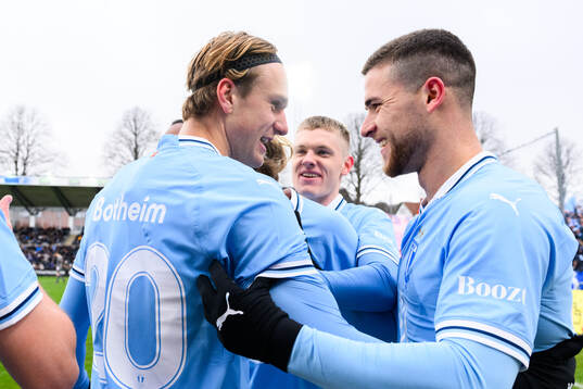 Malmö FFs Erik Botheim jublar
