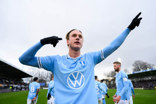 Malmö FFs Erik Botheim jublar